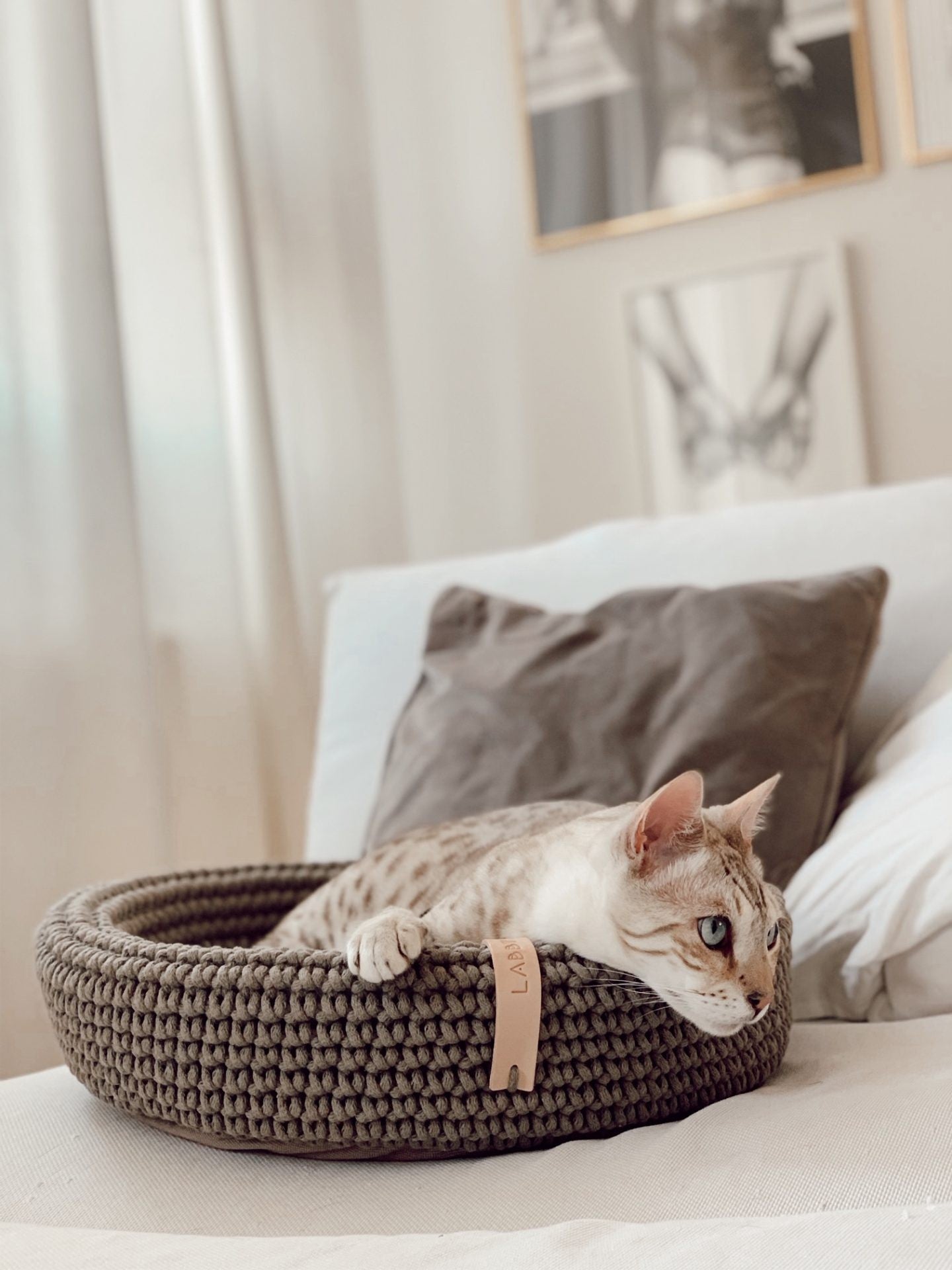 Coco Dog/Cat Bed - Light Brown 